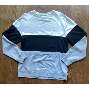 Striped Oversized Sweatshirt Size M